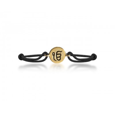 Authentic 14k hallmarked gold Ik Onkaar Rakhi Bracelet