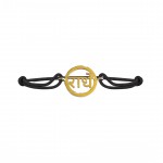 Auspicious Radhe bracelet in 14k gold