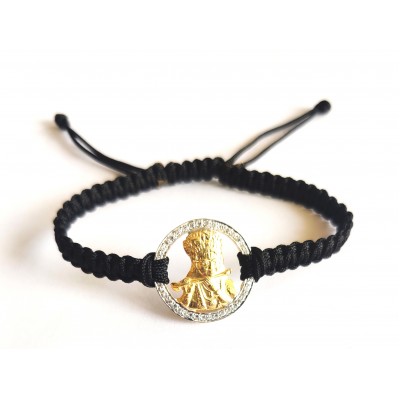 Sri Krishna Gold & Diamond Bracelet