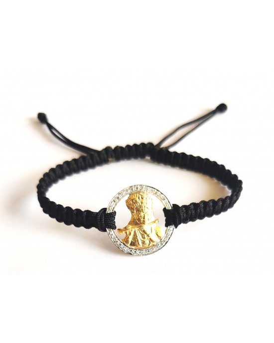 Sri Krishna Gold & Diamond Bracelet