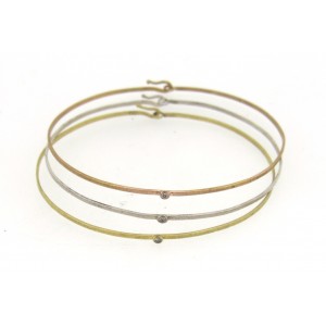 Three Color Gold Bangle