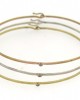 Three Color Gold Bangle