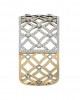 Latticework Wide Diamond Cuff