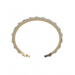 Latticework Wide Diamond Cuff