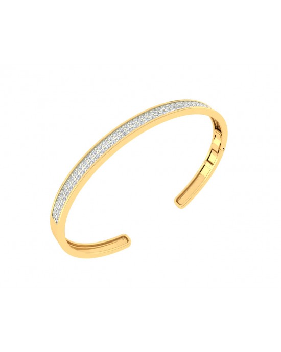 Diamond Claw Cuff Bracelet - Nuha Jewelers