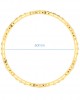 Jeny Round Brilliant Diamond Bangles in Gold