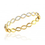 Heli Diamond Bangles in Gold