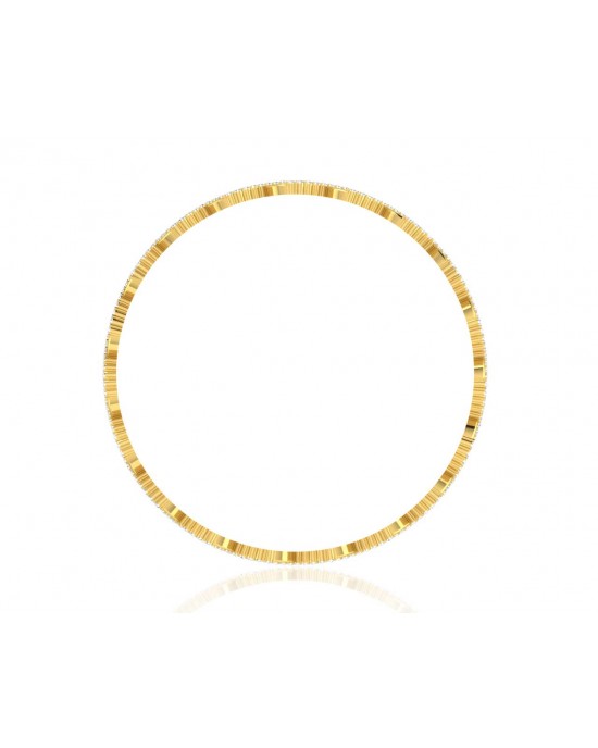 Heli Diamond Bangles in Gold