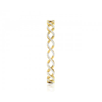 Heli Diamond Bangles in Gold