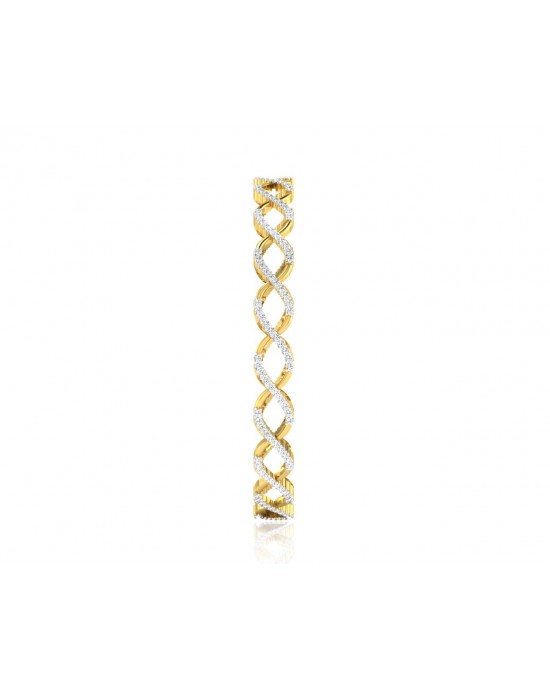 Heli Diamond Bangles in Gold