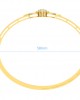 Doris Diamond Half Bangle in Gold