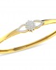 Doris Diamond Half Bangle in Gold