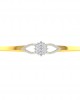 Doris Diamond Half Bangle in Gold