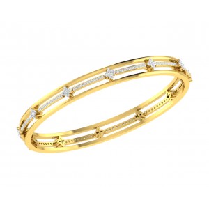 Tayte Diamond Bangles in Gold