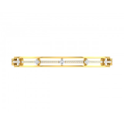 Tayte Diamond Bangles in Gold