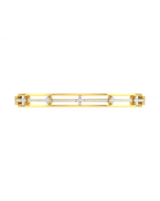 Tayte Diamond Bangles in Gold