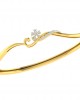 Darla Diamond Half Bangle