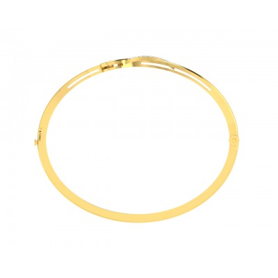 Darla Diamond Half Bangle