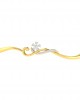 Darla Diamond Half Bangle