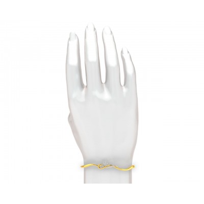 Darla Diamond Half Bangle