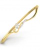 Darla Diamond Half Bangle