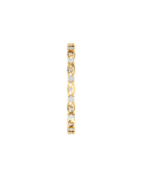 Dalia Round Brilliant Diamond Bangles