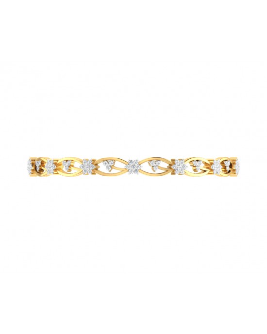 Dalia Round Brilliant Diamond Bangles