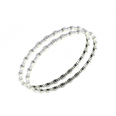 Riya Diamond bangles in Gold