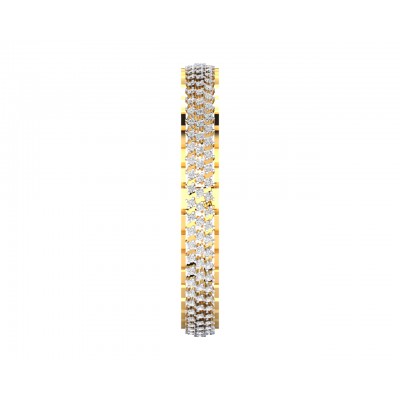 Pipa Diamond bangle in Gold 