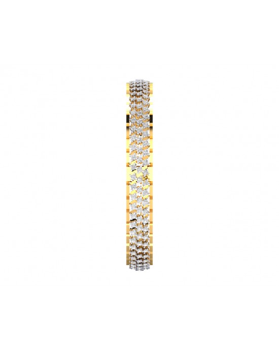 Pipa Diamond bangle in Gold 