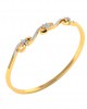 Wynn Diamond Bangle In hallmarked Gold