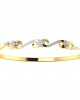 Wynn Diamond Bangle In hallmarked Gold