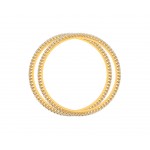Kaira Pair of  Ladies Diamond Bangle in Gold