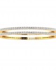 Kaira Pair of  Ladies Diamond Bangle in Gold