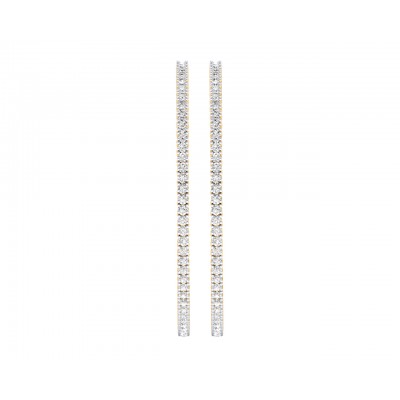 Kaira Pair of  Ladies Diamond Bangle in Gold