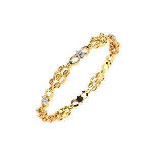 Tara Ladies Bangle in 14k Gold