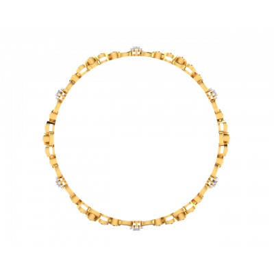 Tara Ladies Bangle in 14k Gold