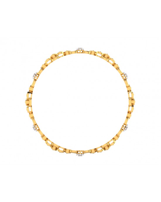 Tara Ladies Bangle in 14k Gold