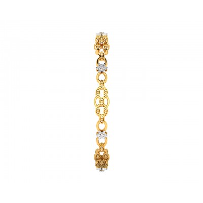 Tara Ladies Bangle in 14k Gold