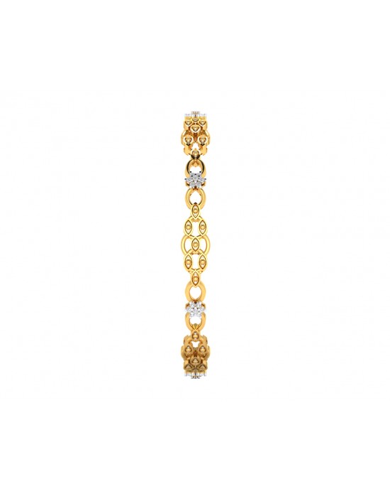 Tara Ladies Bangle in 14k Gold