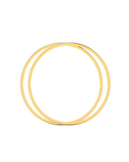 Alisha Ladies Bangles in 14k Gold