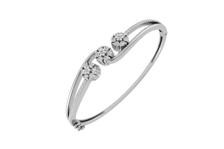 Paoli diamond bracelet in 18k dual tone Gold