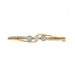 Paoli diamond bracelet in 18k dual tone Gold