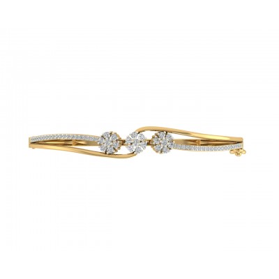 Paoli diamond bracelet in 18k dual tone Gold