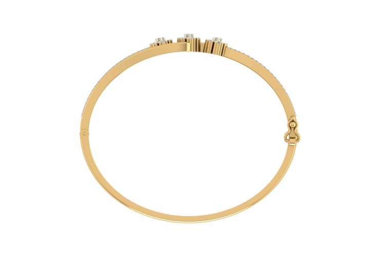 Paoli diamond bracelet in 18k dual tone Gold