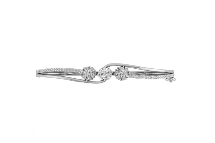 Paoli diamond bracelet in 18k dual tone Gold