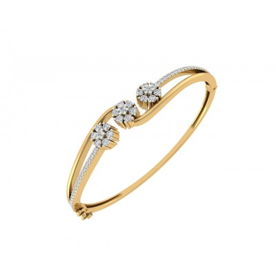 Paoli diamond bracelet in 18k dual tone Gold