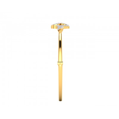 Sara Diamond Bangle For Daily wear in Gold