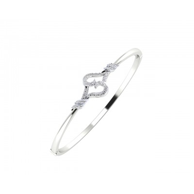 Sara Diamond Bangle For Daily wear in Gold