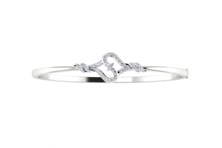 Sara Diamond Bangle For Daily wear in Gold